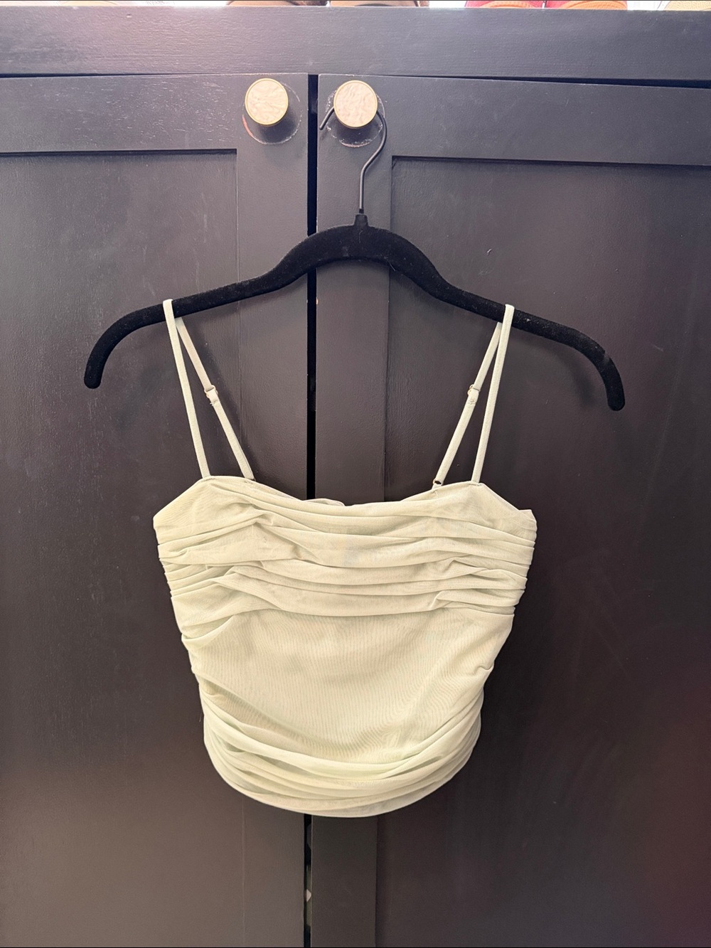 TEN by Babaton Green Sage Crop Top